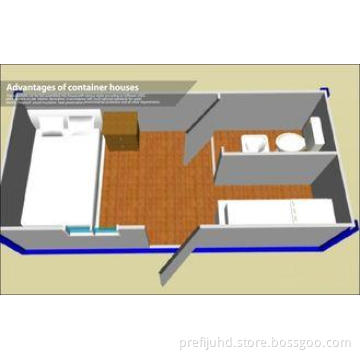 EPS Panel Dormitory Prefabricated House , Sea Container Hou